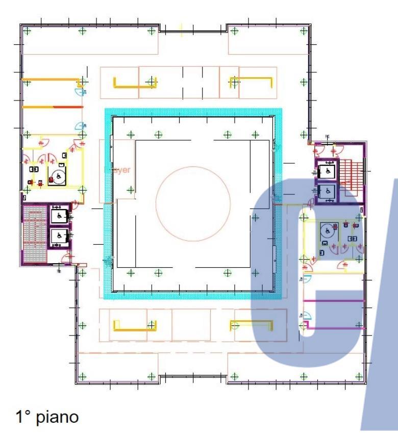 Ufficio in Via Venticinque Aprile, San Donato Milanese, {3} - Planimetria 1