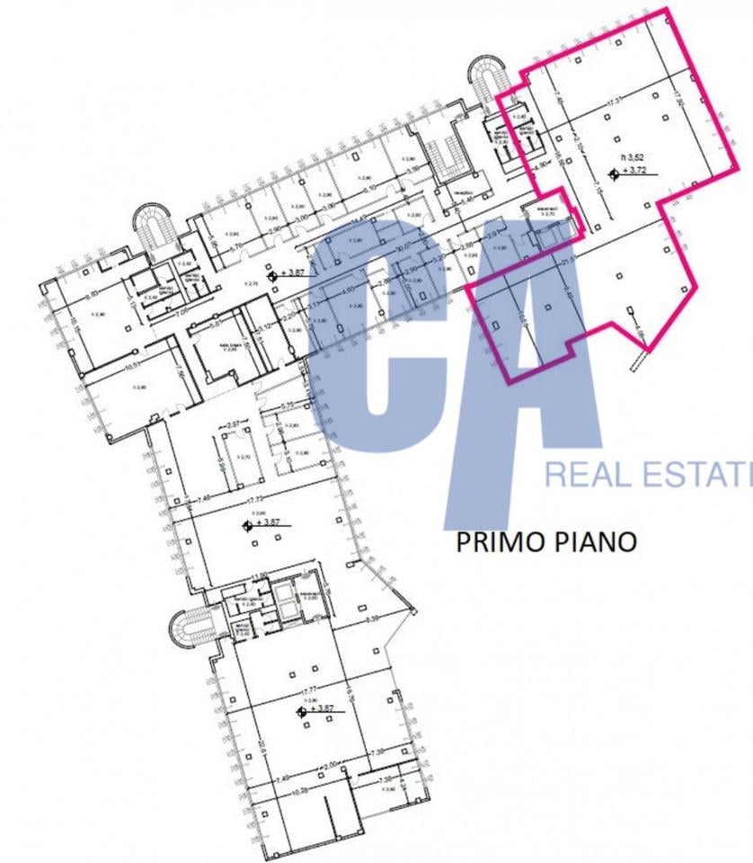 Ufficio in Piazza Maestri del Lavoro, Cernusco Sul Naviglio, {3} - Planimetria 1