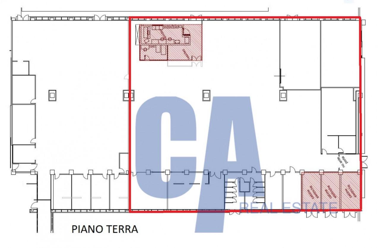 Laboratorio in Via Campania, Monza, {3} - Planimetria 1