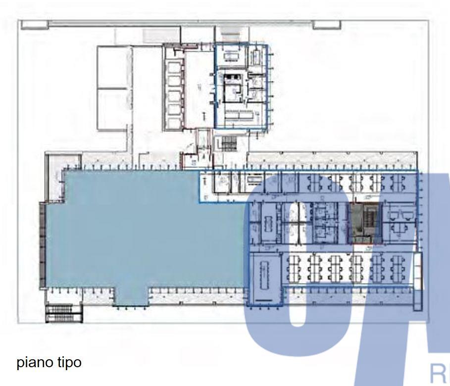 Ufficio in Via Mondadori, Segrate, {3} - Planimetria 1