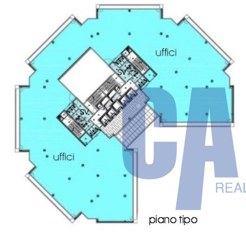 Ufficio in Via di Vittorio G., Vimodrone, {3} - Planimetria 1