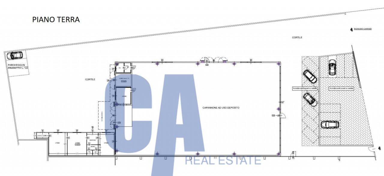 Laboratorio in Via Milano, Segrate, {3} - Planimetria 1