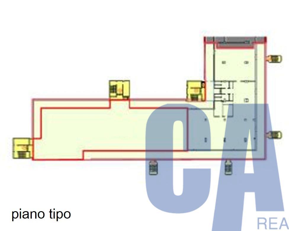 Ufficio in Strada Milano Fiori, Assago, {3} - Planimetria 1