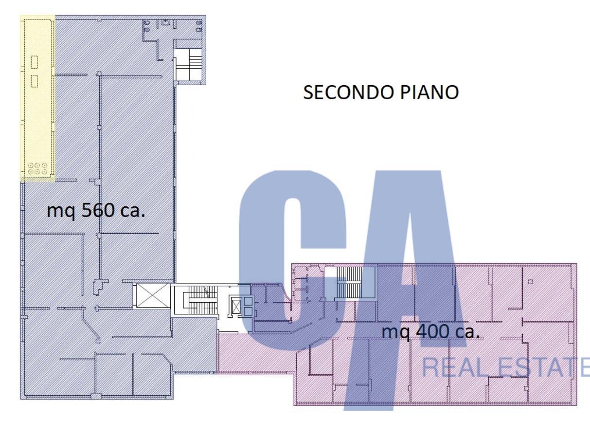 Ufficio in Piazzale Corvetto Luigi Emanuele, Milano, {3} - Planimetria 1