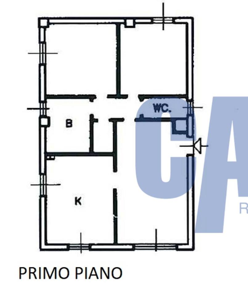 Esercizio commerciale in Via Roma, Cassina De' Pecchi, {3} - Planimetria 1