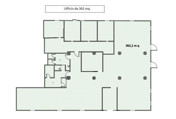 Ufficio in Via Zoe Fontana, Roma, {3} - Planimetria 1