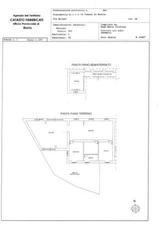 Negozio in Via Milano 36, Biella, {3} - Planimetria 1