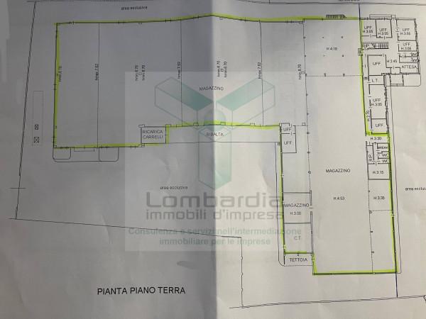 Capannone in Via Giovanni Pascoli 6, Presezzo, {3} - Planimetria 1