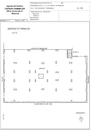 Magazzino in Via Mirulla 6, Messina, {3} - Planimetria 1