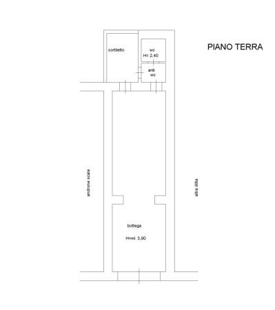 Negozio in Via Centonze 236, Messina, {3} - Planimetria 1