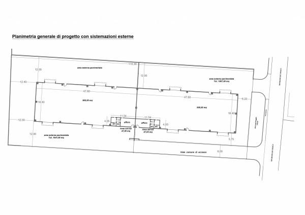 Capannone in Via Nuova del Bosco, Marigliano, {3} - Planimetria 1