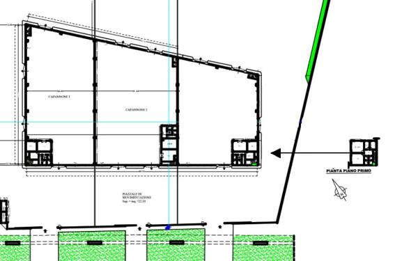 Capannone in Zona Industriale, Caivano, {3} - Planimetria 1