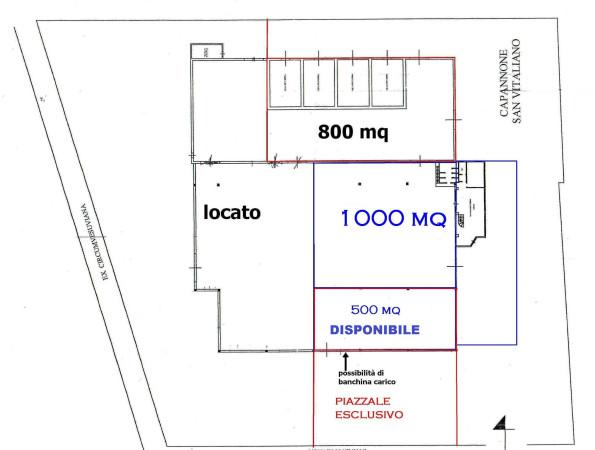 Capannone in Via Giovanni Nappi, San Vitaliano, {3} - Planimetria 1