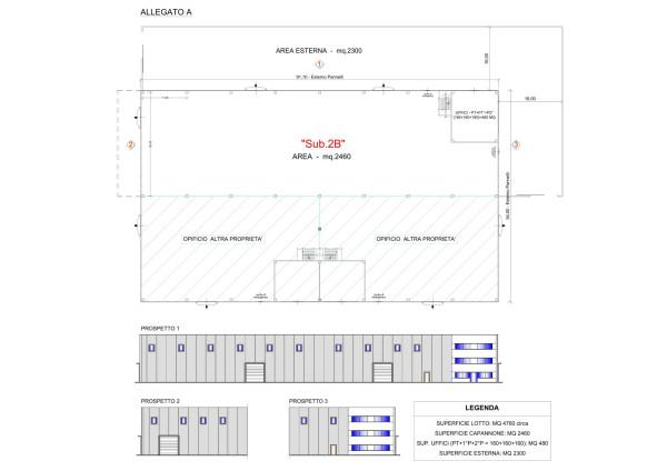 Capannone in Zona Industriale, Caivano, {3} - Planimetria 1