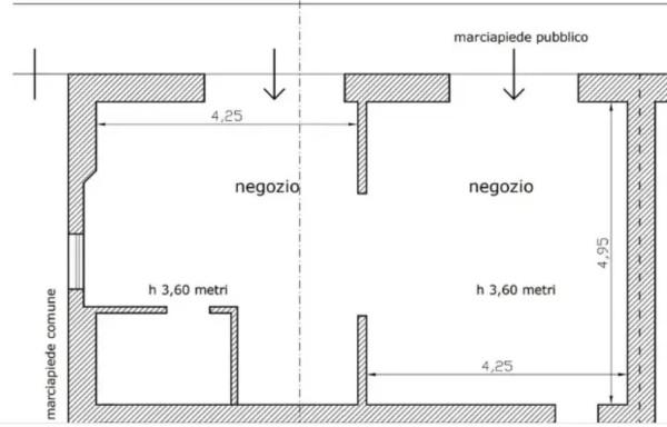 Negozio in Via Giacomo Matteotti, Scarlino, {3} - Planimetria 1