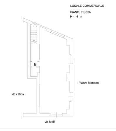 Negozio in Via Melfi, Venosa, {3} - Planimetria 1