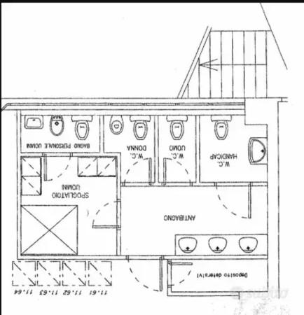 Magazzino in Via Guglielmo Marconi, Falconara Marittima, {3} - Planimetria 1