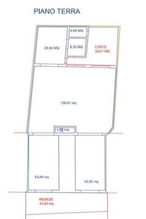 Negozio in Via Ottorino Respighi 21, Scandicci, {3} - Planimetria 1