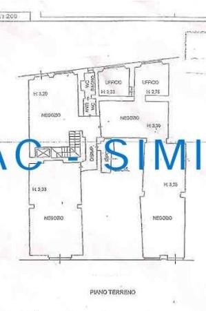Negozio in Lungarno Guicciardini 21, Firenze, {3} - Planimetria 1