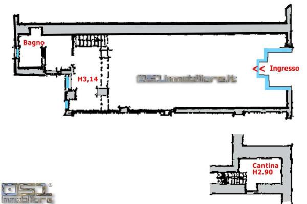 Negozio in Via De' Carbonesi, Bologna, {3} - Planimetria 1