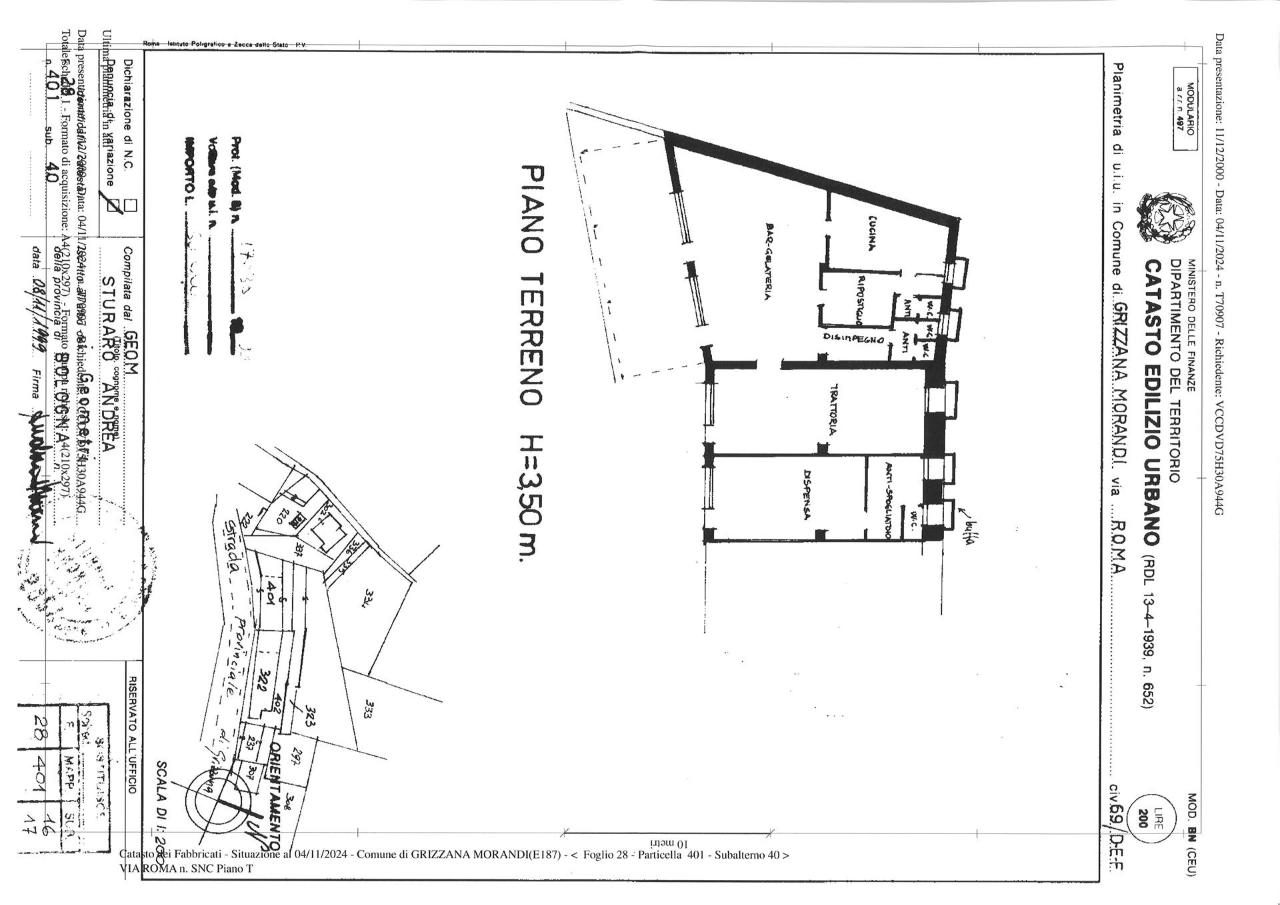 Negozio in Via Roma, Grizzana Morandi, {3} - Planimetria 1