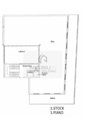 Ufficio in Via Rio Sinigo 1, Merano, {3} - Planimetria 1