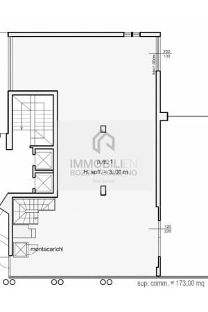 Ufficio in Corso Italia 1, Bolzano, {3} - Planimetria 1