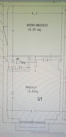 Negozio in Via Croce Gragnano, Sant'Antonio Abate, {3} - Planimetria 1