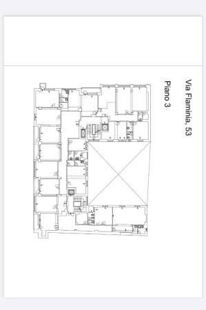 Ufficio in Via Flaminia 53, Roma, {3} - Planimetria 1