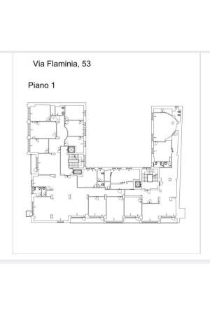 Ufficio in Via Flaminia 53, Roma, {3} - Planimetria 1