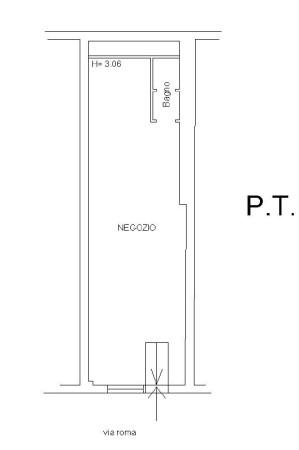 Negozio in Via Roma 55, Macerata, {3} - Planimetria 1