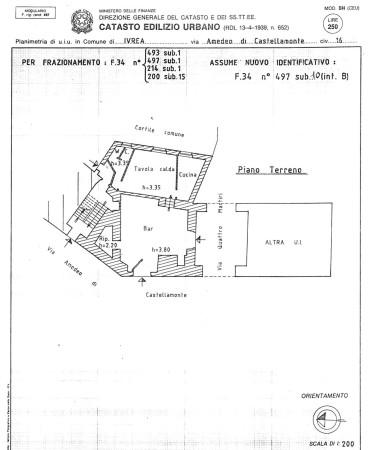 Negozio in Via Amedeo di Castellamonte 16, Ivrea, {3} - Planimetria 1