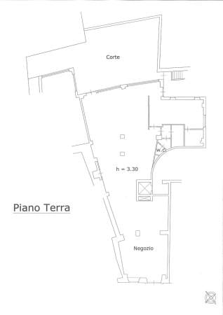 Negozio in Via Giuseppe Petroni 40, Terni, {3} - Planimetria 1
