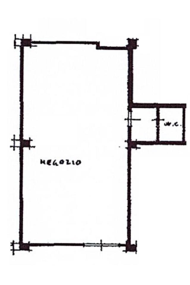 Negozio in Via Caselline, Vignola, {3} - Planimetria 1