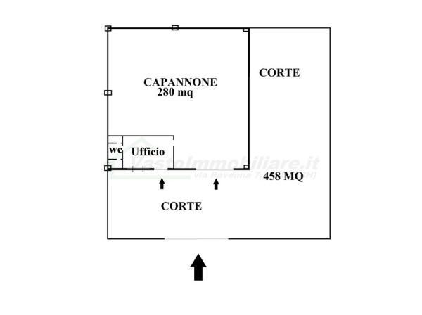 Capannone in Via Marisa Bellisario 36, San Salvo, {3} - Planimetria 1