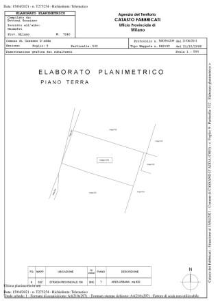 Capannone in Piazzale Piero Gobetti, Cassano D'Adda, {3} - Planimetria 1