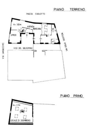 Negozio in Vico del Gelsomino, Campo Ligure, {3} - Planimetria 1