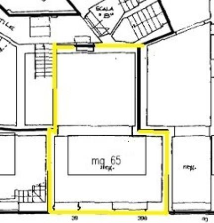 Negozio in Via Nazionale, Roma, {3} - Planimetria 1