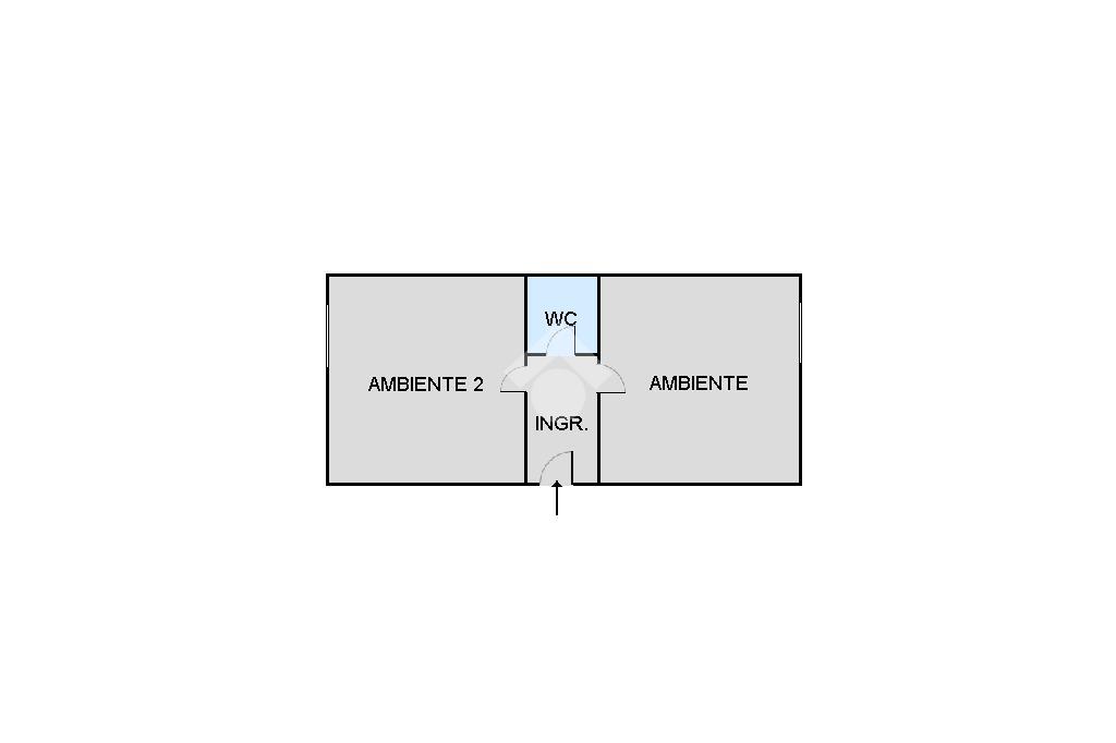 Ufficio in Via Sammartino 9, Palermo, {3} - Planimetria 1