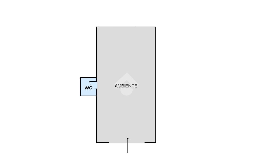 Negozio in Via Gaetano Abela 14, Palermo, {3} - Planimetria 1