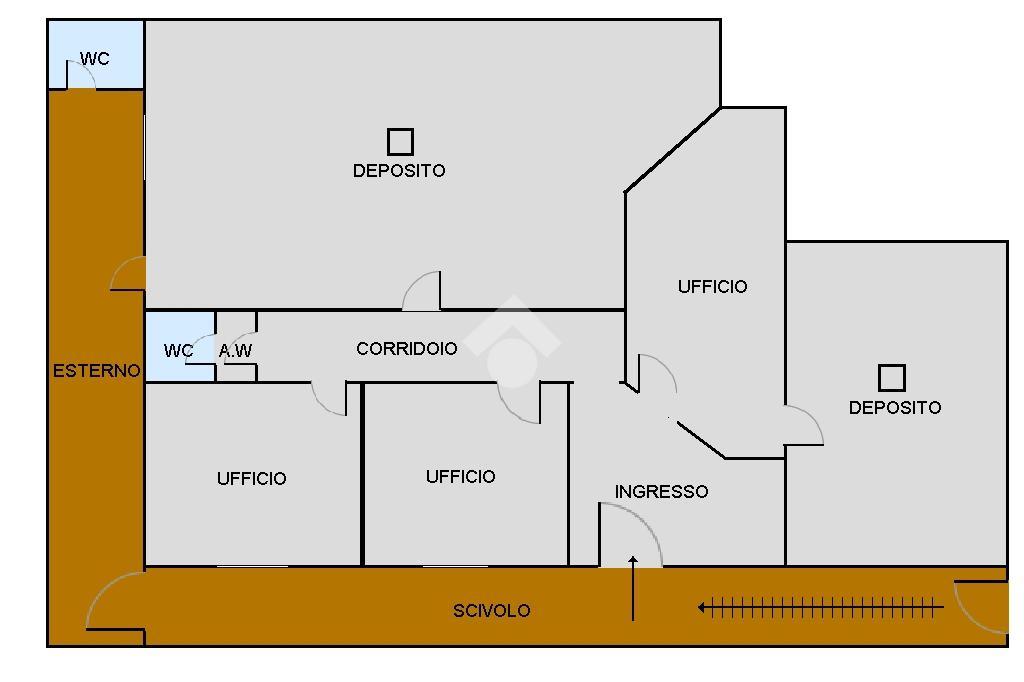 Laboratorio in Via Marco Polo 24, Palermo, {3} - Planimetria 1