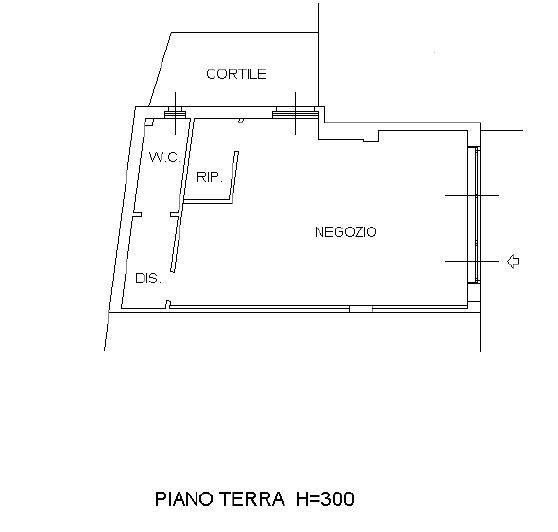 Negozio in Via Nazionale, Colico, {3} - Planimetria 1