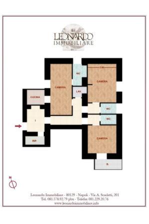 Bed & Breakfast in Via Roma, Caserta, {3} - Planimetria 1