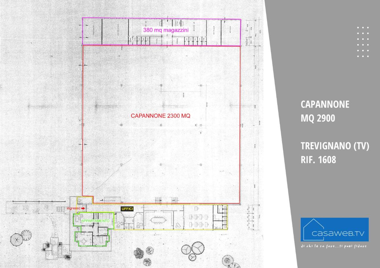 Capannone in Via Treviso 60, Trevignano, {3} - Planimetria 1
