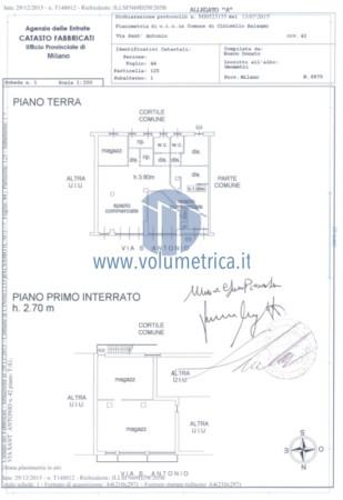 Negozio in Via Sant'Antonio da Padova 42, Cinisello Balsamo, {3} - Planimetria 1