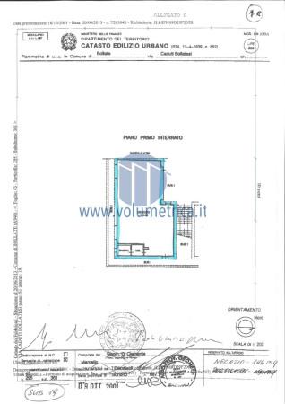 Negozio in Via Caduti Bollatesi Angolo Via Pascoli, Bollate, {3} - Planimetria 1