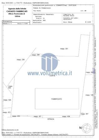 Capannone in Via Prato 16, Premariacco, {3} - Planimetria 1