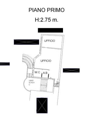 Ufficio in Via Bramante 40, Milano, {3} - Planimetria 1