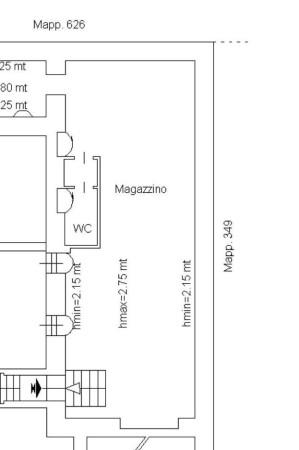 Negozio in Via Antonio Rosmini 9, Milano, {3} - Planimetria 1