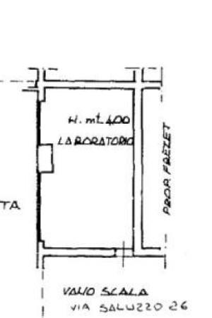 Magazzino in Via Saluzzo 26, Pinerolo, {3} - Planimetria 1